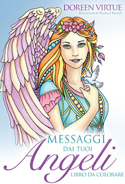 messaggi angeli da colorare